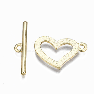 Alloy Rhinestone Toggle Clasps PALLOY-Q441-023-NR-1