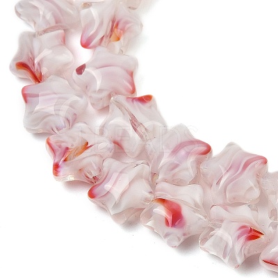 Handmade Millefiori Glass Beads Strands LAMP-H067-01B-1