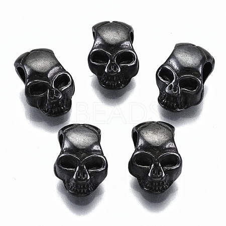 Alloy European Beads TIBEB-N005-14B-RS-1