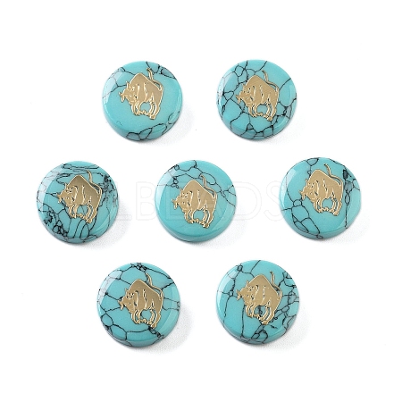 Synthetic Turquoise Beads G-F775-C12-1