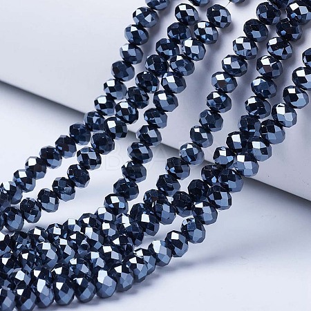 Electroplate Glass Beads Strands LS-EGLA-A034-P2mm-A18-1