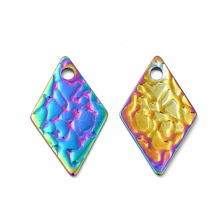 Ion Plating(IP) 304 Stainless Steel Pendants STAS-F290-12MC-1