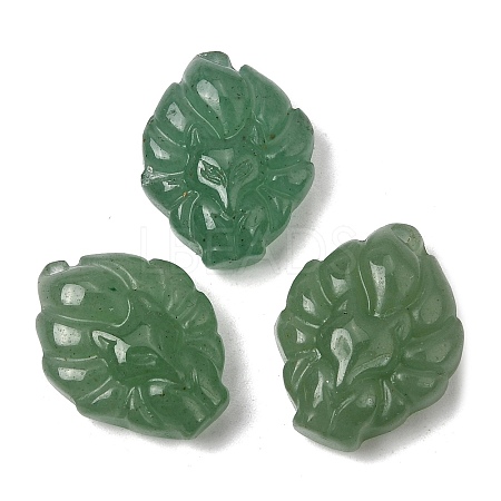 Natural Green Aventurine Carved Pendants G-D105-02-1
