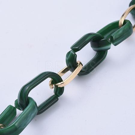 Handmade Paperclip Chains AJEW-JB00606-02-1