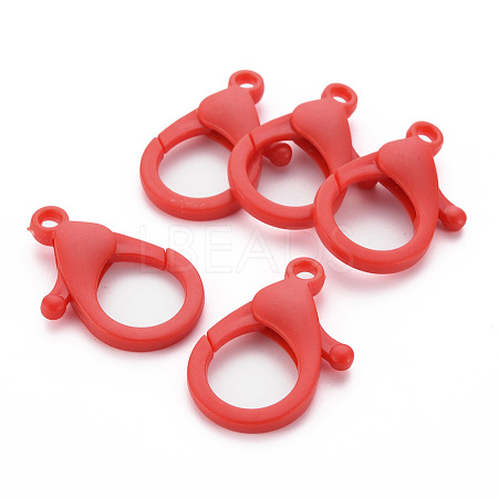Plastic Lobster Claw Clasps X-KY-ZX002-16-B-1
