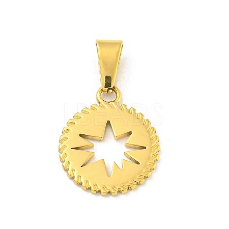 Ion Plating(IP) 304 Stainless Steel Pendants STAS-F307-18G-1