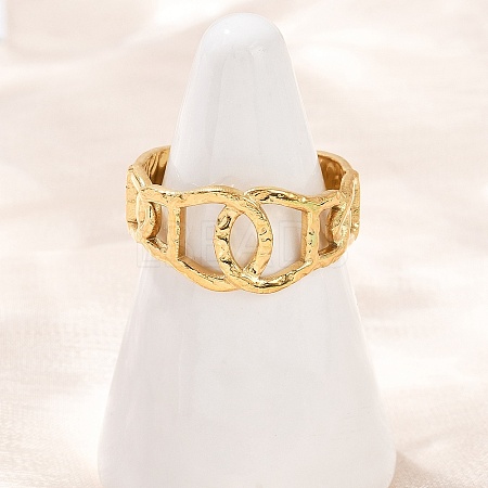 304 Stainless Steel Cuff Open Rings for Women LS-RJEW-H255-01G-01-1