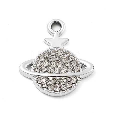 Alloy Rhinestone Pendants FIND-U026-09P-1