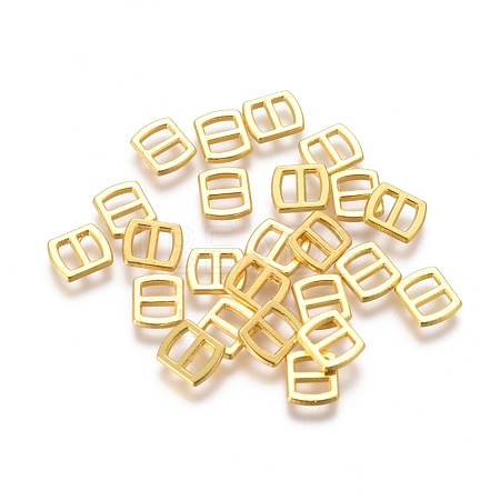 Mini Alloy Buckles PALLOY-WH0067-76-G-1