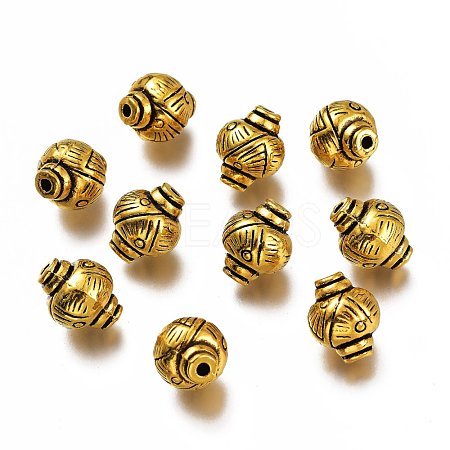 Tibetan Style Alloy Beads PALLOY-F262-038AG-1