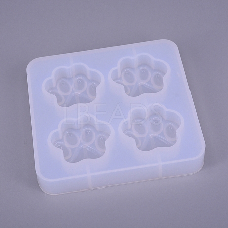 Cat Paw Print Silicone Molds DIY-WH0167-92-1