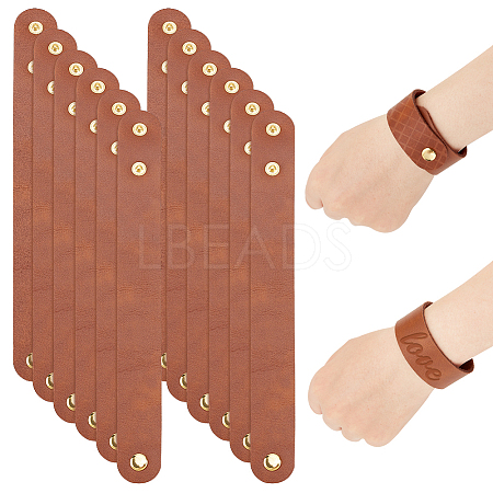 25MM Adjustable Leather Cord Bracelets DIY-WH0002-28-1