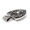 Tibetan Style 304 Stainless Steel Pendants STAS-P305-17AS-3