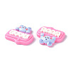Opaque Resin Cabochons CRES-P023-01E-3