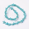 Synthetic Turquoise Beads Strands G-E456-06A-15mm-2