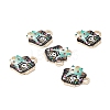 Alloy Enamel Pendants X-ENAM-F142-01A-1