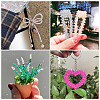 21 Strands 21 Colors Electroplate Glass Beads Strands EGLA-TA0003-07-8