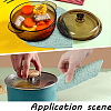 Gorgecraft 2Pcs 2 Colors Silicone Hot Mats for Hot Dishes AJEW-GF0008-29A-5