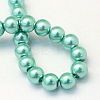 Baking Paint Pearlized Glass Pearl Round Bead Strands HY-Q003-4mm-32-4