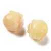 Natural Yellow Jade Carved Figurines DJEW-L023-C01-2