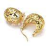 Hollow Basket Hoop Earrings EJEW-G355-03G-2