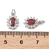 SHEGRACE Brass Micro Pave Cubic Zirconia Pendants XGRQ2O803-446F-P-3