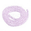 Electroplate Glass Beads Strands EGLA-A044-T6mm-A10-2
