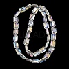 Electroplated Glass Beads EGLA-H002-A-17-2