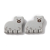 Bear Food Grade Eco-Friendly Silicone Beads LS-SIL-WH0018-001A-1