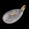 Natural Quartz Crystal Pendants G-B188-01G-10-2