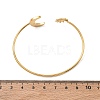304 Stainless Steel Textured Sun Moon Open Cuff Bangles for Women SA-CBA5CC3-01G-5