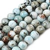 Natural Larimar Beads Strands GG-CBA19D6-A01-8mm-2