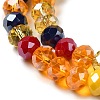 Glass Beads Strands EGLA-A034-M8mm-47-3