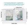 3 Inch PVC Mini Heart Hollow Photocard Holder Book AJEW-WH0038-65P-01-2