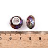 Transparent Glass European Beads GPDL-N004-D14mm-A08-3