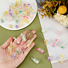 CHGCRAFT 48Pcs 8 Colors Transparent Resin Pendants RESI-CA0001-30-3