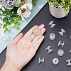 CHGCRAFT 24Pcs Transparent GPPS Plastic Blind Cord Winders FIND-CA0005-57-3