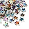 Rainbow Iridescent Printed Opaque Acrylic Beads OACR-D316-01A-01-1