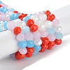 Glass Beads Strands EGLA-A034-M8mm-41-2