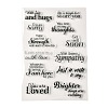 TPR Words Transparent Stamps DIY-G034-01J-1