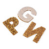 Alphabet Rhinestone Patches FW-TAC0001-01F-4