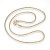 304 Stainless Steel Twisted Chain Necklaces NJEW-D285-22G-1
