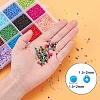 195G 15 Colors Glass Seed Beads SEED-YW0001-11A-4