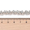 Tibetan Style Flower Alloy Bead Strands TIBEB-O007-08-RS-4