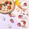 20Pcs 2 Colors Electroplate Opaque Acrylic Pendants PACR-CJ0001-43-3