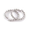 Non-Tarnish 304 Stainless Steel Qulck Link Rings FIND-Q103-04P-2