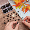 130Pcs 4 Style Natural Obsidian Beads Strands G-PH0002-48-3