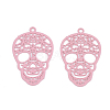 430 Stainless Steel Filigree Pendants STAS-S108-23E-2