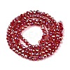 Electroplate Glass Beads Strands EGLA-A044-T2mm-B01-3