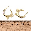 Brass Enamel Stud Earrings KK-CBA8324-23G-7